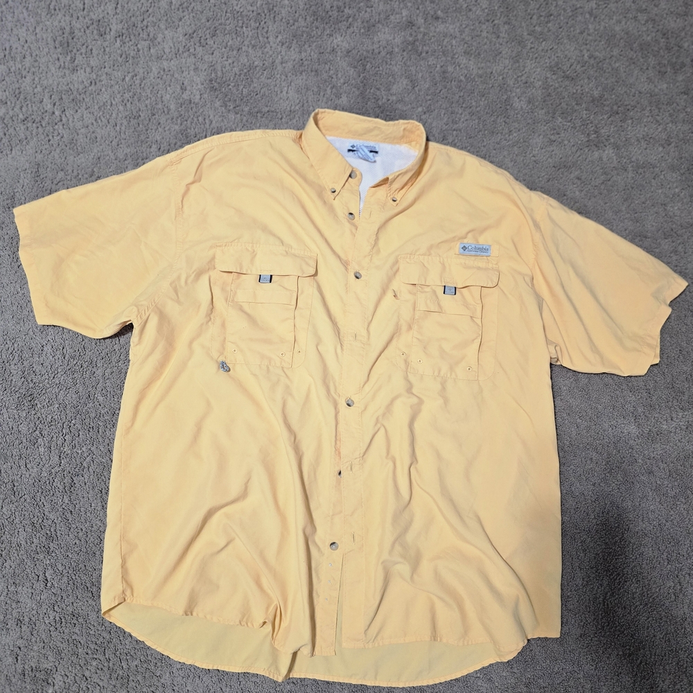Columbia Men's Light Orange Casual Shirt